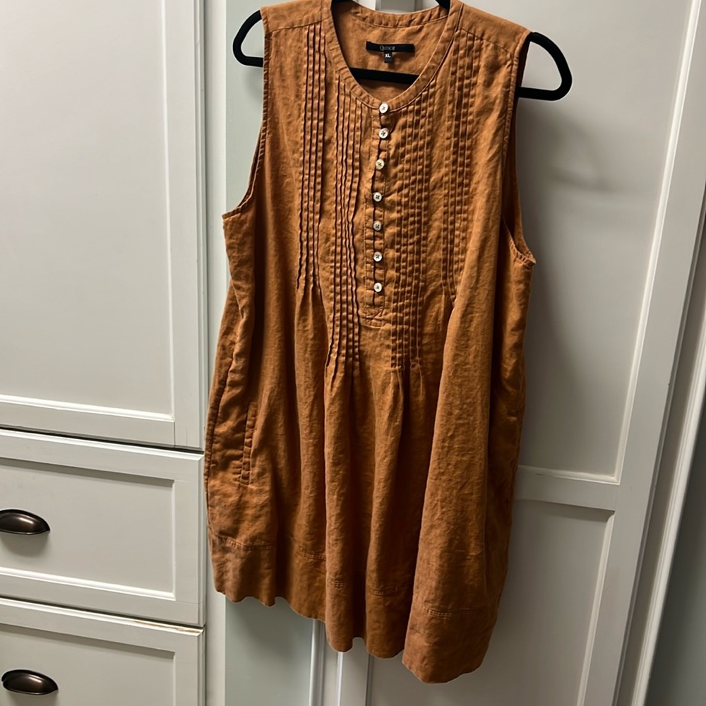 Quince linen dress